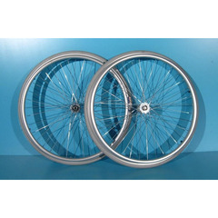 Roata cu cauciuc plin 24x1  cu rotile Innova  set