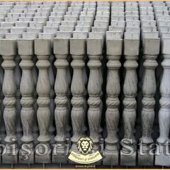 Stâlpișori, baluștri, popici, mosoare, din beton, model B4.