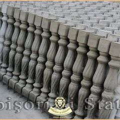 Stâlpișori, baluștri, popici, mosoare, din beton, model B4.