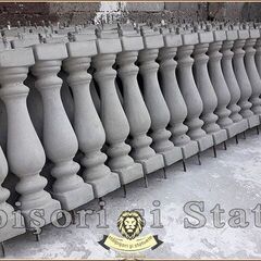 Stâlpișori, baluștri, popici, mosoare, din beton, model B8.