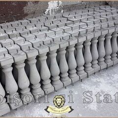 Stâlpișori, baluștri, popici, mosoare, din beton, model B8.