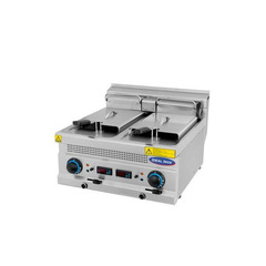 Friteuza electrica profesional,8 + 8 l, control digital, Ideal Inox, electrica, Linia 630