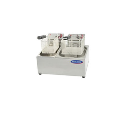 Friteuza electrica dubla, Ideal Inox, 3+5 L