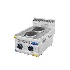 Plita electrica profesionala, Ideal Inox, 2 ochiuri, Linia 630