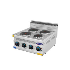 Plita profesionala electrica, 4 ochiuri, Ideal Inox, Linia 630