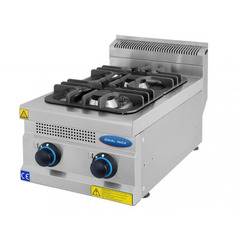 Masina de gatit profesionala cu 2 focuri, Ideal Inox, Butelie, Linia 700