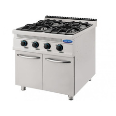 Masina de gatit cu 4 arzatoare, Ideal Inox, Gaz Natural, Linia 930