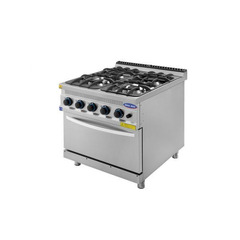 Masina de gatit 4 arzatoare si cuptor pe gaz, Ideal Inox, 800x930x850, Linia 930