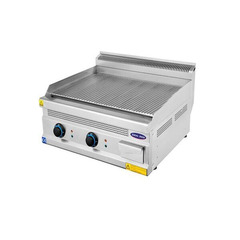 Gratar electric profesional, Ideal Inox, placa striata, 60 cm, Linia 630