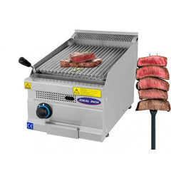 Gratar cu roca vulcanica pe gaz, Ideal Inox, Linia 700