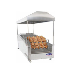 Rotisor pe carbuni cu o capacitate de 80 pui, Ideal Inox