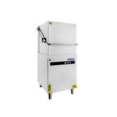 Masina profesionala de spalat vase cu capota, pompa detergent si agent de clatire, Ideal Inox, 1000 