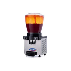 Aparat limonada, sucuri fara particule, 1 cuva 22 l, Ideal Inox, carcasa inox, termostat manual