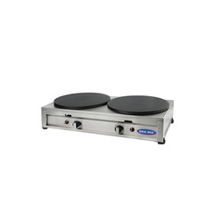 Crepiera profesionala pe gaz dubla, Ideal Inox, 40 cm