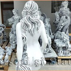 Statuetă domnița erotică, gri patinat, model S30.