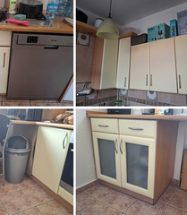 Donez mobilier de bucatarie si scaune