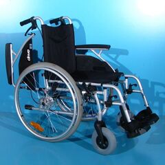 Scaun cu rotile din aluminiu Drive / latime sezut 45 cm