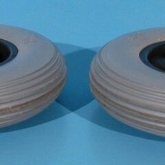 Roata cu cauciuc plin pentru scaun cu rotile 200X50 - set