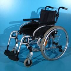 Scaun cu rotile din aluminiu B+B / latime sezut 43 cm