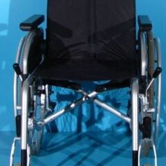Scaun cu rotile din aluminiu B+B / latime sezut 43 cm