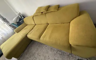 Donez canapea tip colțar extensibil cu lada depozitare Bucuresti sector 4