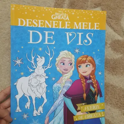 Donez Carti de colorat regatul de gheata 2bucati identice