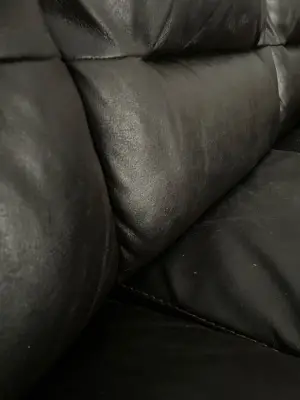 GRATIS ! Canapea piele neagră